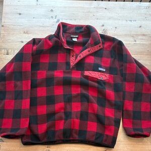 Patagonia Buffalo Plaid Synchilla Fleece Pullover